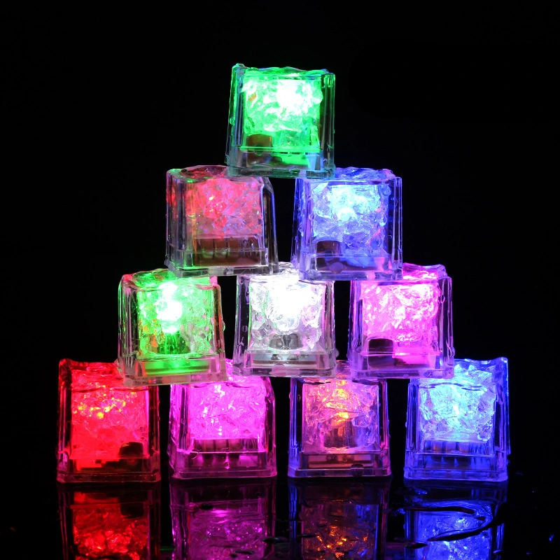 Light up Water Activated Food Grade Blinking LED Ice Cube