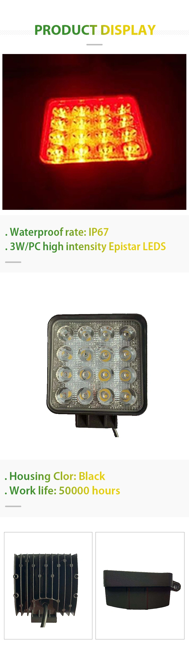 LED Work Light Bar 4