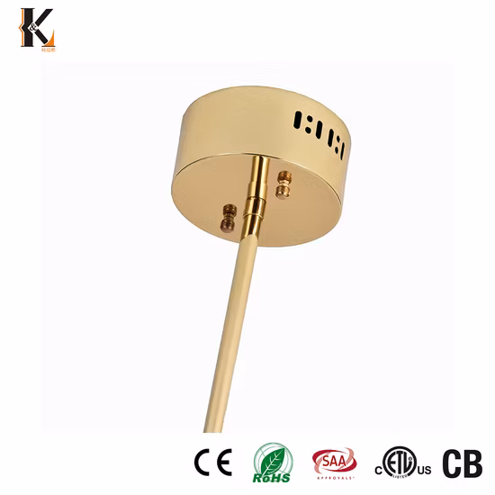 Стеклянный подвесной светильник из нержавеющей стали, Китай, черное золото, латунный подвесной светильник, светодиодный стеклянный шар, подвесные светильники