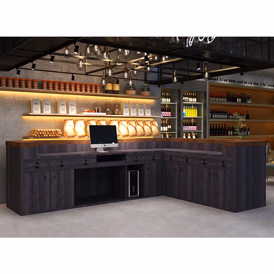 Современный дизайн барной стойки со светодиодной барной стойкой