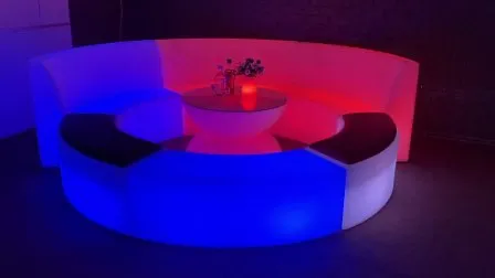 Светодиодные табуреты Bend Cubes Красочные кубические стулья с подушками