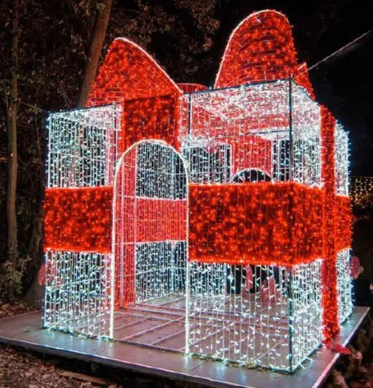 3D Большая 3-х шт. Подключаемая светодиодная подсветка Праздничный декор Рамка с семейной тематикой оленя для внутреннего и наружного декора Рождественский шар